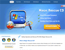 Tablet Screenshot of magic-rescue-cd.com